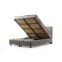 HANAH HOME Krevet Vitalia Set 90 x 190 Light Grey - slika 4