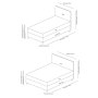 HANAH HOME Krevet Safir 120 x 200 Brown - slika 4
