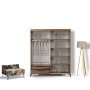 HANAH HOME Ormar Pasific Home Fuga 170 Walnut - slika 2