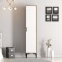 HANAH HOME Ormar Kumsal S Walnut White - slika 2