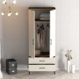 HANAH HOME Ormar Kumsal T Walnut Cream - slika 2