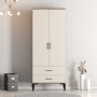 HANAH HOME Ormar Kumsal T Walnut Cream - slika 1