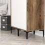 HANAH HOME Ormar Kumsal SS Walnut White - slika 4