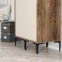 HANAH HOME Ormar Kumsal SS Walnut Cream - slika 4