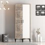 HANAH HOME Ormar Kumsal PS Walnut White - slika 1