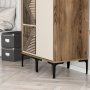 HANAH HOME Ormar Kumsal PS Walnut Cream - slika 4