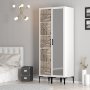HANAH HOME Ormar Kumsal PR White - slika 3