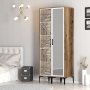 HANAH HOME Ormar Kumsal PR Walnut White - slika 3