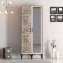 HANAH HOME Ormar Kumsal PR Walnut White - slika 1