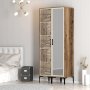 HANAH HOME Ormar Kumsal PR Walnut Cream - slika 3