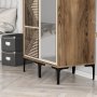 HANAH HOME Ormar Kumsal PR Walnut Cream - slika 4