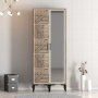 HANAH HOME Ormar Kumsal PR Walnut Cream - slika 1