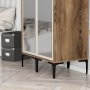 HANAH HOME Ormar Kumsal RR Walnut Cream - slika 4
