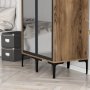 HANAH HOME Ormar Kumsal RR Walnut Anthracite - slika 4