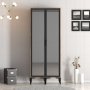 HANAH HOME Ormar Kumsal RR Walnut Anthracite - slika 1