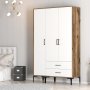 HANAH HOME Ormar Kumsal ST Walnut White - slika 5