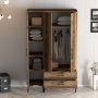 HANAH HOME Ormar Kumsal ST Walnut - slika 3