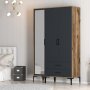 HANAH HOME Ormar Kumsal RT Walnut Anthracite - slika 5
