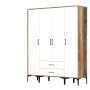HANAH HOME Ormar Kumsal STS Walnut White - slika 5