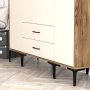 HANAH HOME Ormar Kumsal STS Walnut Cream - slika 4