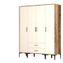 HANAH HOME Ormar Kumsal STS Walnut Cream - slika 5