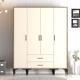 HANAH HOME Ormar Kumsal STS Walnut Cream - slika 1