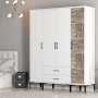 HANAH HOME Ormar Kumsal STP White - slika 3