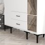 HANAH HOME Ormar Kumsal STP White - slika 4