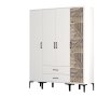 HANAH HOME Ormar Kumsal STP White - slika 5