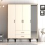 HANAH HOME Ormar Kumsal STR Walnut Cream - slika 1