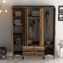HANAH HOME Ormar Kumsal PTR Walnut - slika 2