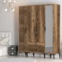HANAH HOME Ormar Kumsal PTR Walnut - slika 3