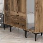 HANAH HOME Ormar Kumsal PTR Walnut - slika 4