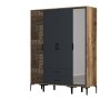 HANAH HOME Ormar Kumsal PTR Walnut Anthracite - slika 5