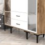 HANAH HOME Ormar Kumsal PTR Walnut White - slika 4