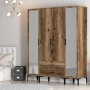 HANAH HOME Ormar Kumsal RTR Walnut - slika 3