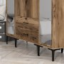 HANAH HOME Ormar Kumsal RTR Walnut - slika 4