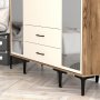HANAH HOME Ormar Kumsal RTR Walnut Cream - slika 4