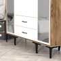 HANAH HOME Ormar Kumsal RTR Walnut White - slika 4