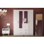 HANAH HOME Ormar Nil 802 White - slika 1