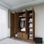 HANAH HOME Ormar 1600 140 Walnut - slika 5