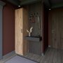 HANAH HOME Ormar Yaman 1 Door Walnut - slika 5