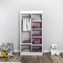 HANAH HOME Ormar Akser White - slika 3