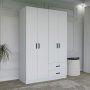 HANAH HOME Ormar Yaman 1600 033 White - slika 3