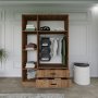 HANAH HOME Ormar Yaman 1600 027 Walnut - slika 5