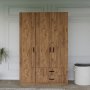 HANAH HOME Ormar Yaman 1600 027 Walnut - slika 1