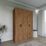 HANAH HOME Ormar Yaman 1600 028 Pine - slika 3