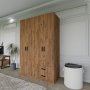 HANAH HOME Ormar Yaman 1600 028 Pine - slika 4