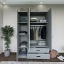 HANAH HOME Ormar Yaman Luna 1600 037 Grey - slika 5