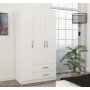 HANAH HOME Ormar Diva 3 Kapak 2 Cekmece White - slika 2